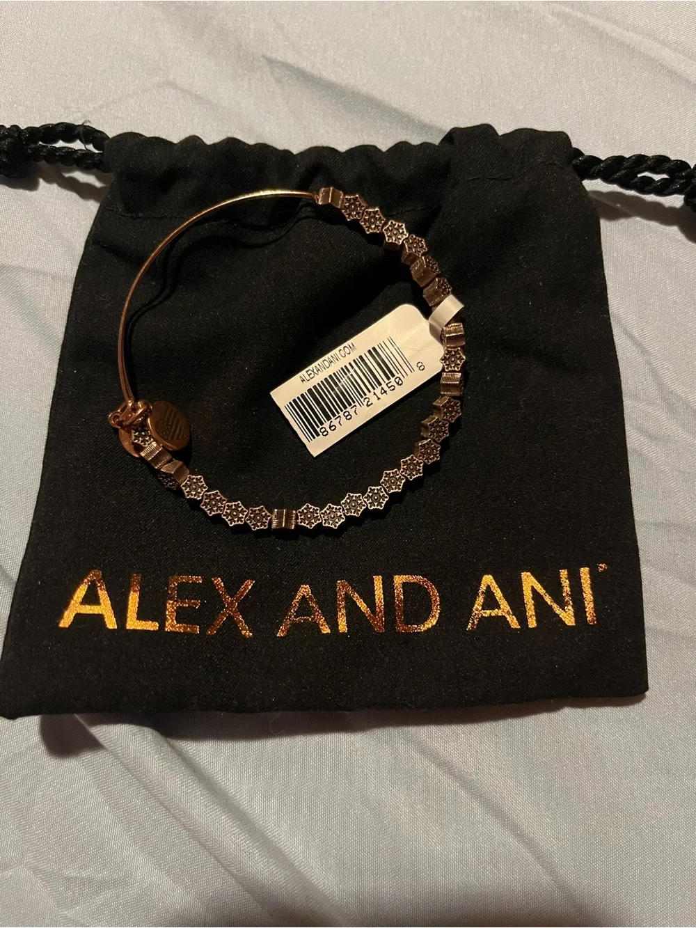 Alex and Ani Rose Gold Star Motif Expandable Bracelet